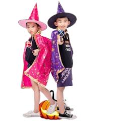 Cloak and Hat Wizard Costume