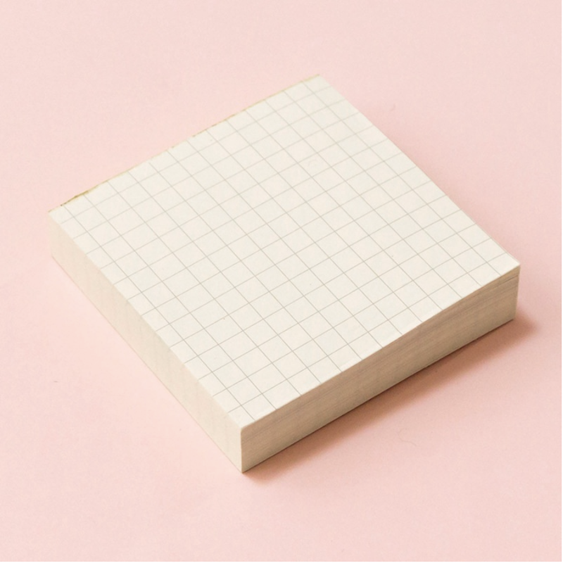 Simple Horizontal Line Grid Blank Memo Pads 3