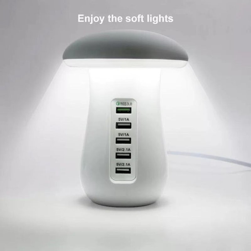 Mushroom LED Light USB Hub 2