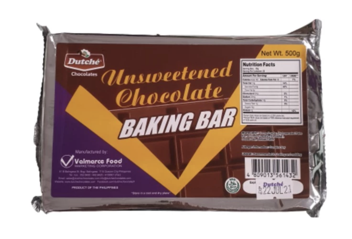 Unsweetened Chocolate Baking Bar 1
