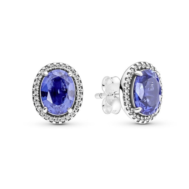 Sparkling Statement Halo Stud Earrings 1