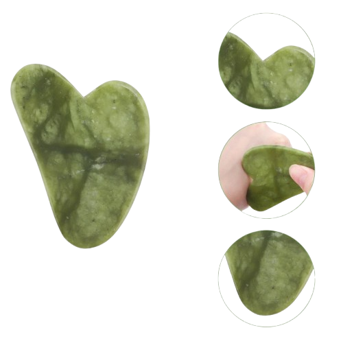 Natural Rose Quartz Jade Gua Sha 1