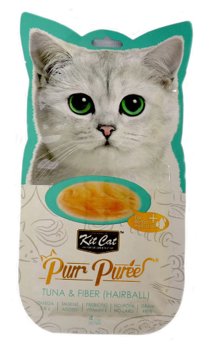 Purr Puree Tuna & Fiber	 1