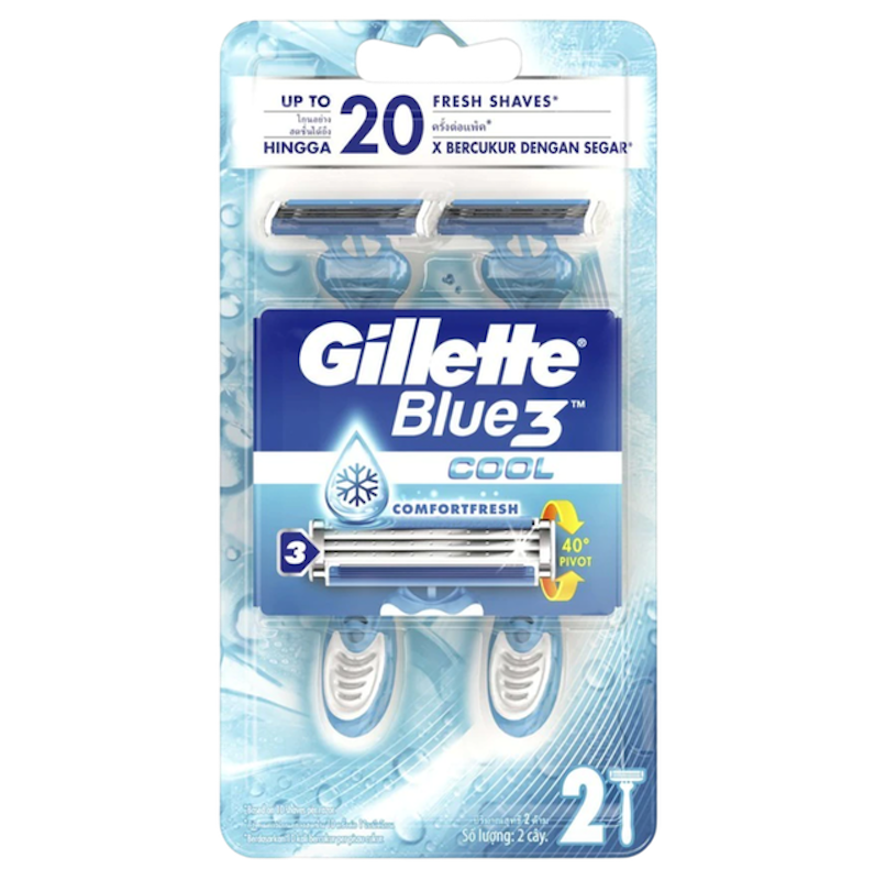 Blue 3 Ice Cool Disposable Razor 1