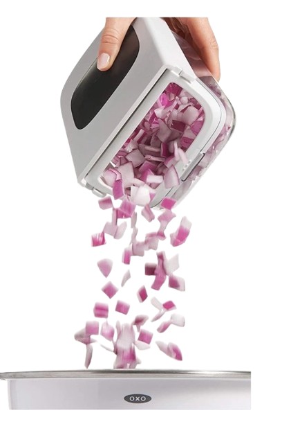 Houseware Good Grips Vegetable Chopper with Easy-Pour Opening	  4