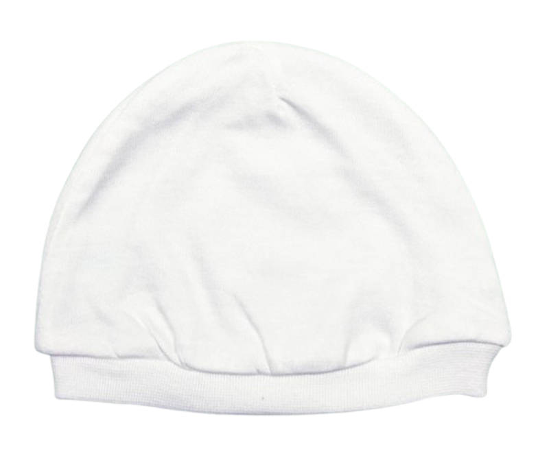 3-Piece White Bonnet Cap Set 2
