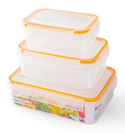 Airtight Food Container Plastic Lunch Box	 1