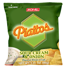 Sour Cream & Onion Flavored Potato Crisps