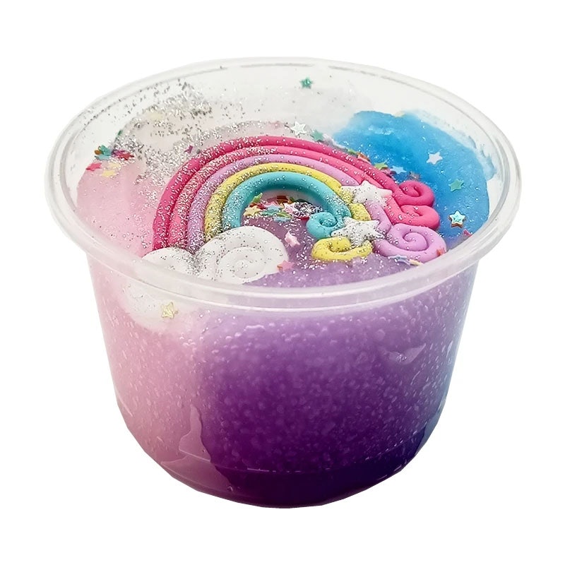 Rainbow Crystal Slime Toy 1