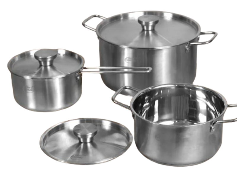 Stainless Steel 6-Piece Cookware Set 1