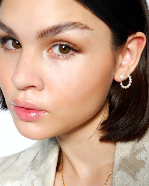 Pearl Gold Studs 3