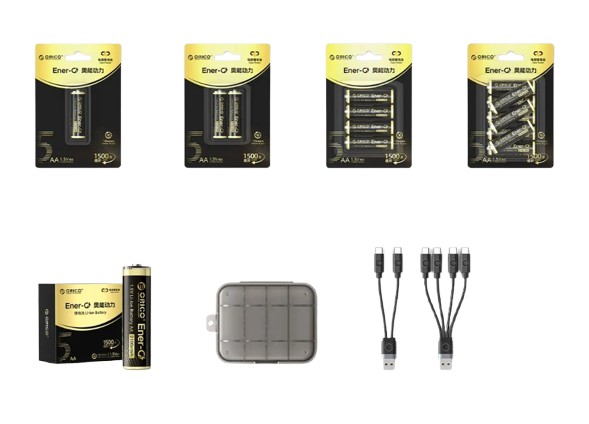 AA Rechargeable Lithium Battery Type-C Fast Charging 1.5V Constant Voltage 2100mWh (EG5C)	  2