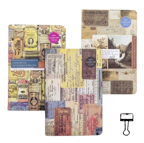 A5 Kraft Hardcover Retro Journal Notebook	 2