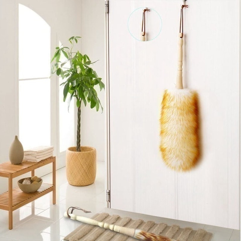 Lambswool Duster With Wooden Handle 3