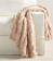 Pottery Barn Faux Fur Ruched Throw 1