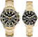 Fossil His and Her Multifunction Gold-Tone Stainless Steel Watch Set 1