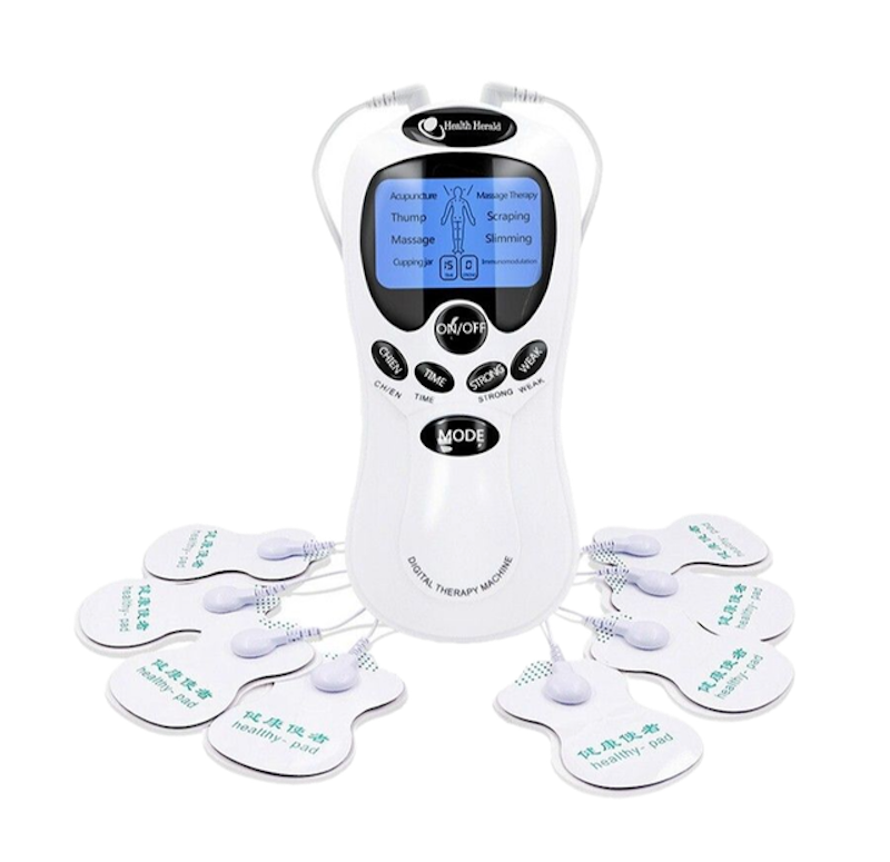 Digital TENS Transcutaneous Electrical Nerve Stimulation Relax Patient Body  Pain Relief Stiffness Muscle Massage Acupuncture Therapy Machine Electro  Stock Vector