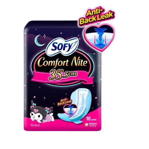 Comfort Nite Overnight Sanitary Napkin With Wings 1