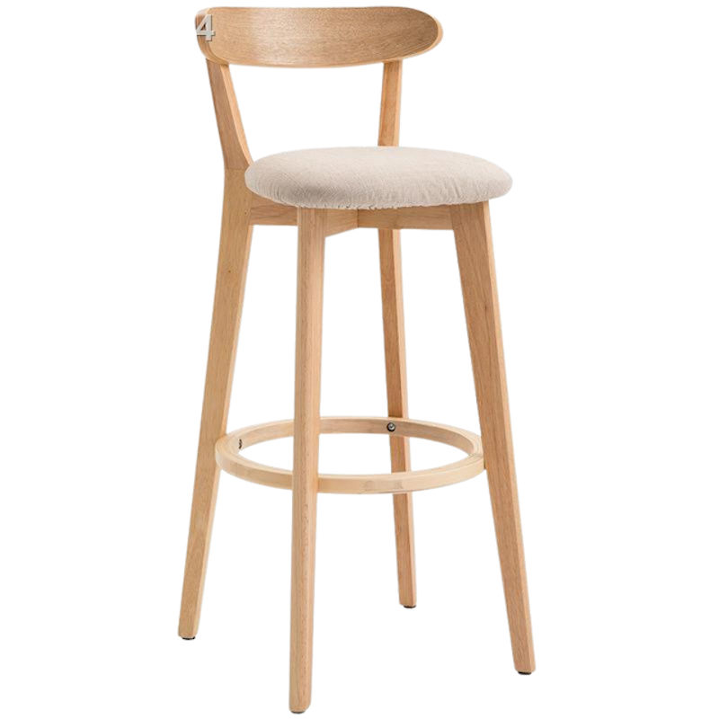 Solid Wood Bar Stool 1