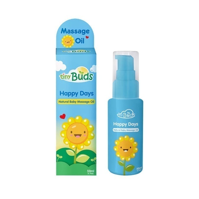 Happy Days Natural Sunflower Baby Oil 1
