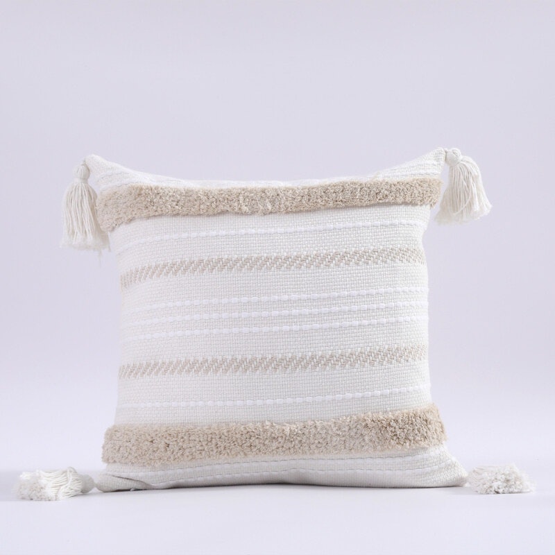 Morocco Tufted Boho Pillow Case 2