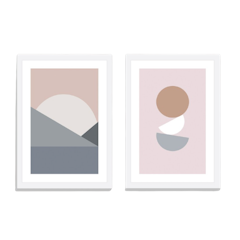 Pink Abstract Shapes
