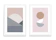At Home Pink Abstract Shapes 1