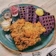 The Fat Seed Cafe + Roastery Buttermilk Fried Chicken With Ube Waffles and Salted Egg Sauce 1