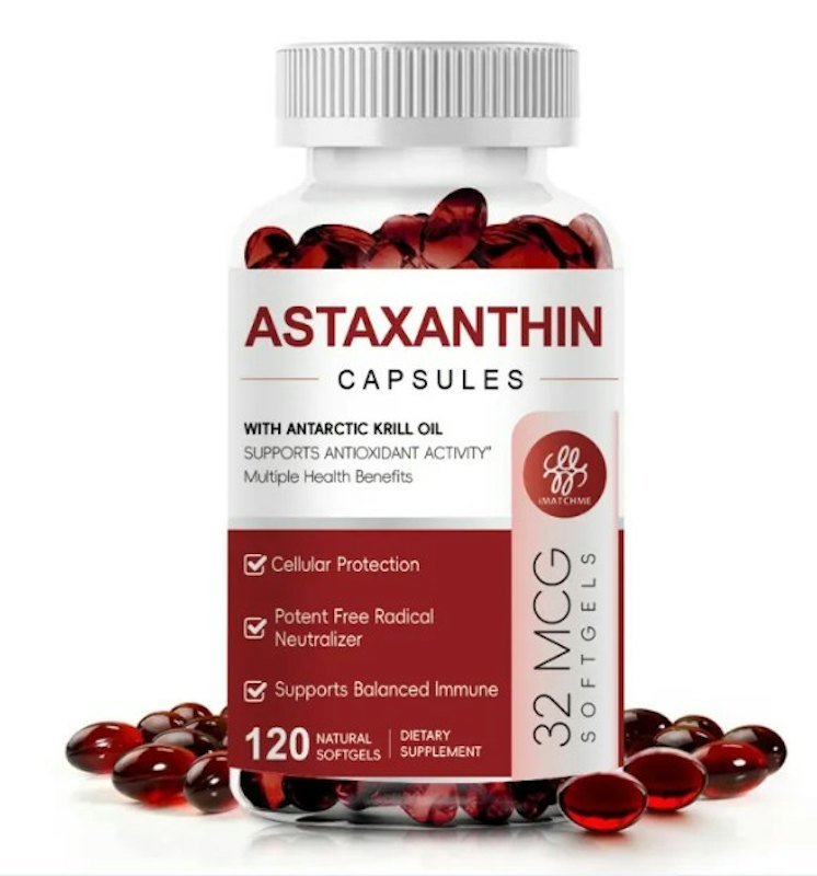 Astaxanthin With Antarctic Krill Oil Dietary Supplement 1