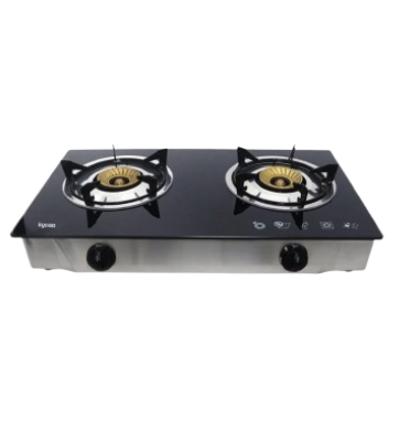 Glass Top Double Burner Gas Stove 1