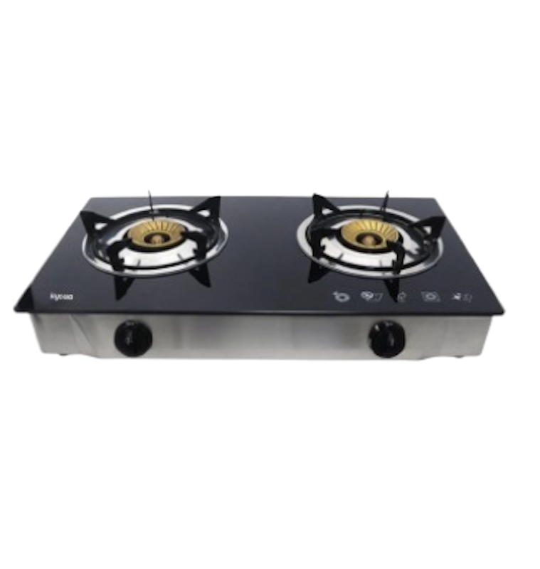 Glass Top Double Burner Gas Stove 1