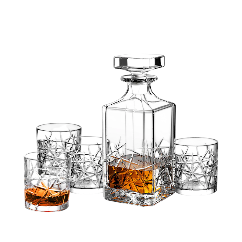 Royalty Whisky Decanter and Rock Glass Set 1