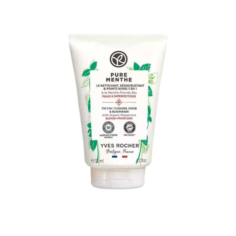 Pure Menthe 3-in-1 Cleanser, Scrub & Anti-Blackheads 125 mL 1