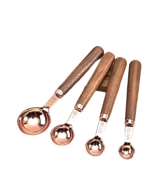 Rose Gold Stainless Steel Measuring Spoon 1