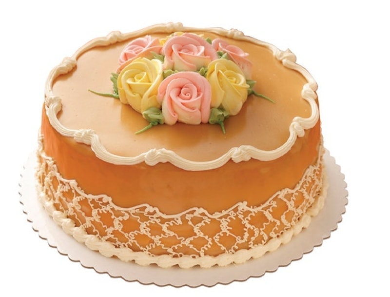 Round Caramel Cake 1