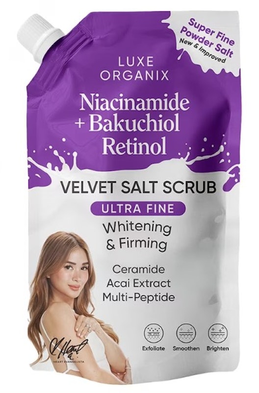 Niacinamide + Bakuchiol Retinol Velvet Salt Scrub 1