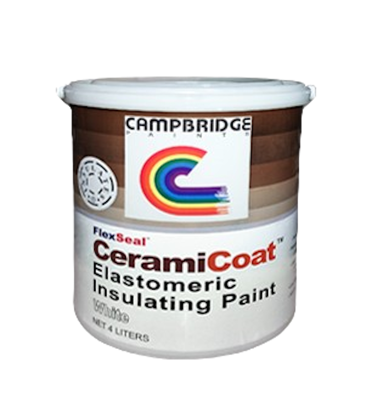 Flexseal Ceramic Coat Elastomeric Insulating Paint White 1