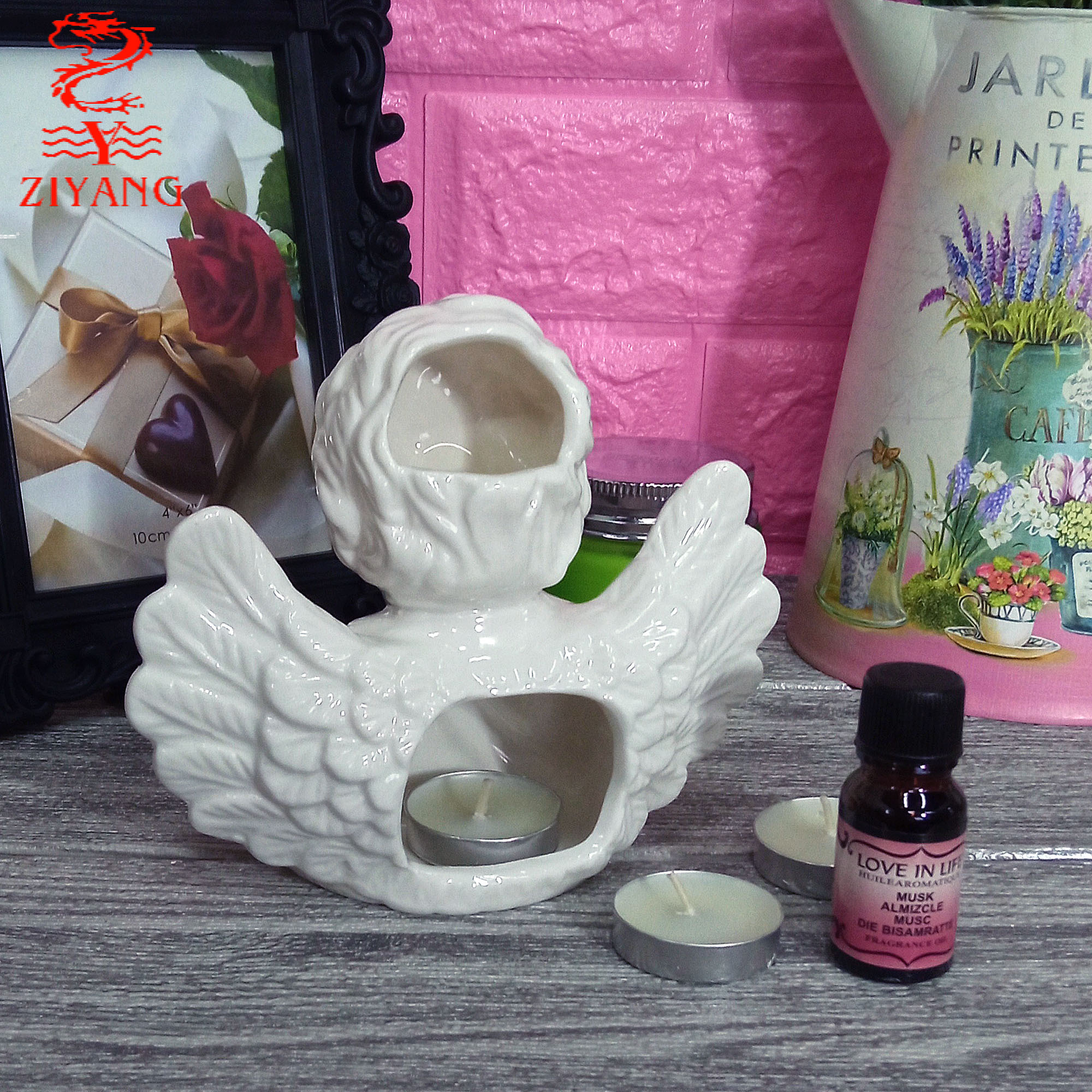 Angel Prayer Shape Ceramic Burner 3