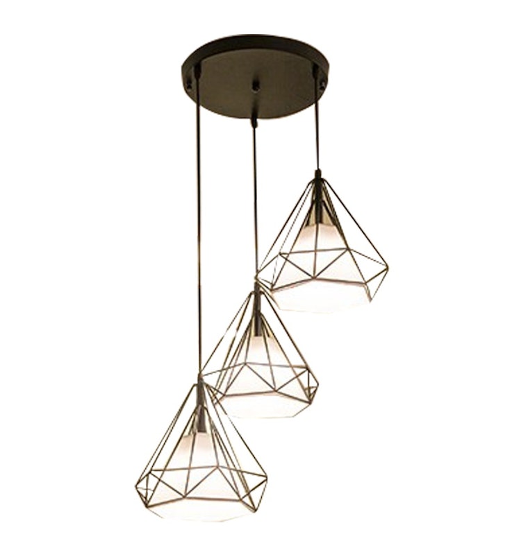 3-Head Hanging Pendant Light 1