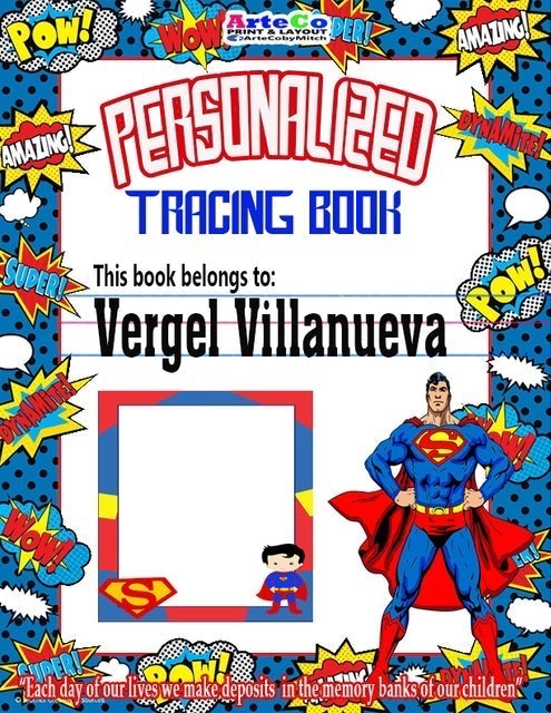 Personalized Tracing Book 4