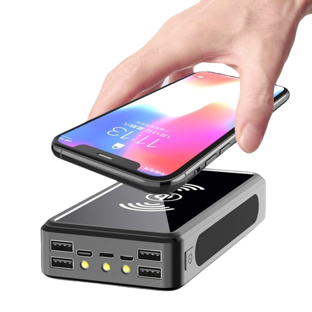50000mAh Solar Power Bank + Wireless Charging 1