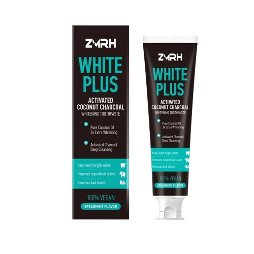 White Plus Activated Coconut Charcoal 1