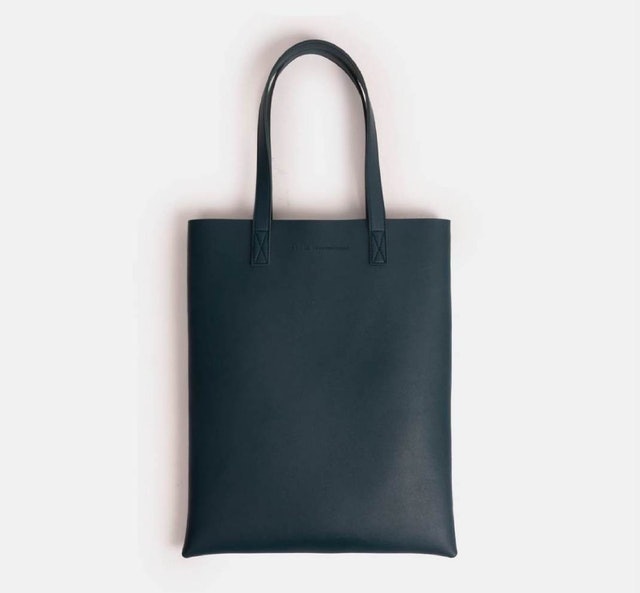 Daily Vegan Leather Portrait Tote Bag 4