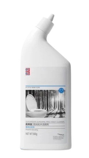 Toilet Bowl Cleaner Antibacterial Bathroom Cleaner 500ml Pine Perfume 2pcs for Tile and Toilet Stains	 1