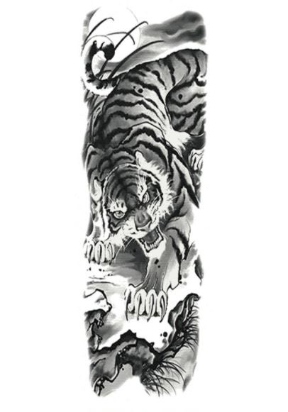 Full Arm Temporary Tattoo 3