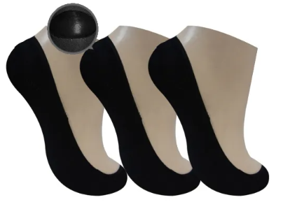 Ladies Cotton Seamless Heel Gel Foot Cover 2