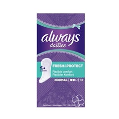 Always Dailies Cotton Protection Normal Organic Pantyliners