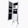 All Home Quay Wooden Jewelry Cabinet with Mirror White 1