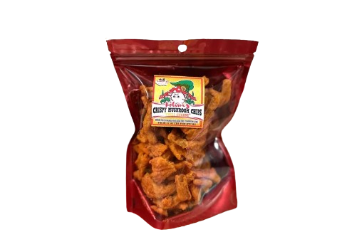 Crispy Mushroom Chips Chili Cheese 1
