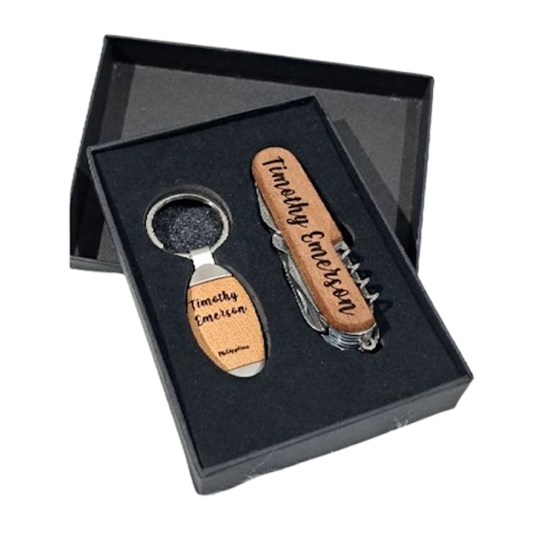 Laser Engraved Swiss Knives 1